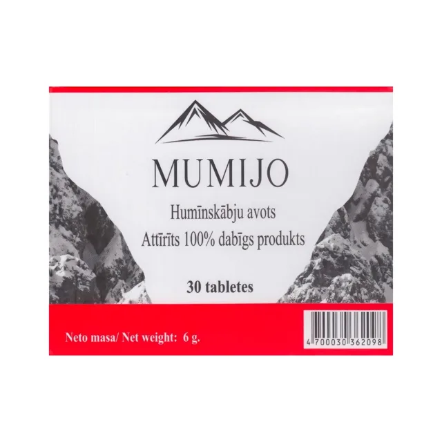 Altajské mumio Shilajit - 30 tablet - BIOVIT LLC