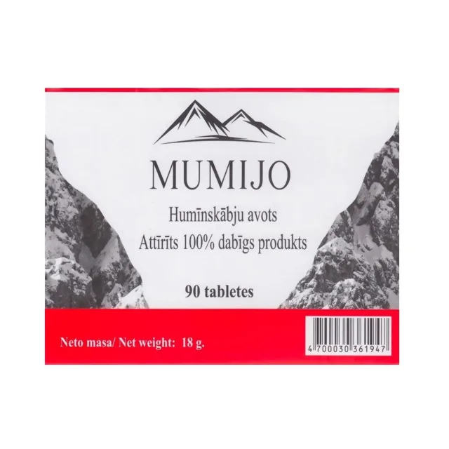 Altajské mumio Shilajit – 90 tablet – BIOVIT LLC