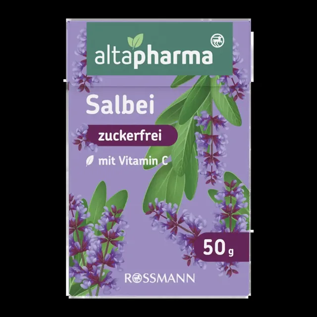 altapharma Bonbony s vitamínem C bez cukru, Šalvěj, doplněk stravy 50 g