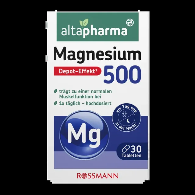 altapharma Hořčík 500 mg, doplněk stravy 30 ks