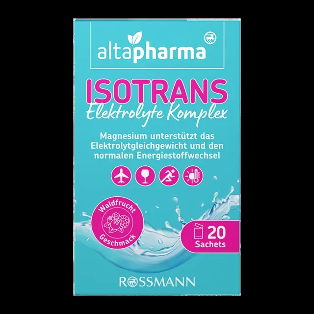 altapharma ISOTRANS elektrolytový komplex, doplněk stravy 20 ks