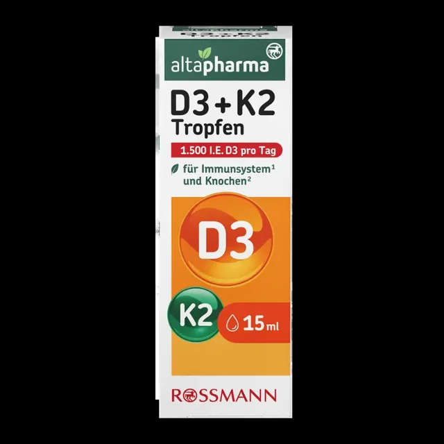 altapharma Kapky s vitaminy D a K, doplněk stravy 15 ml