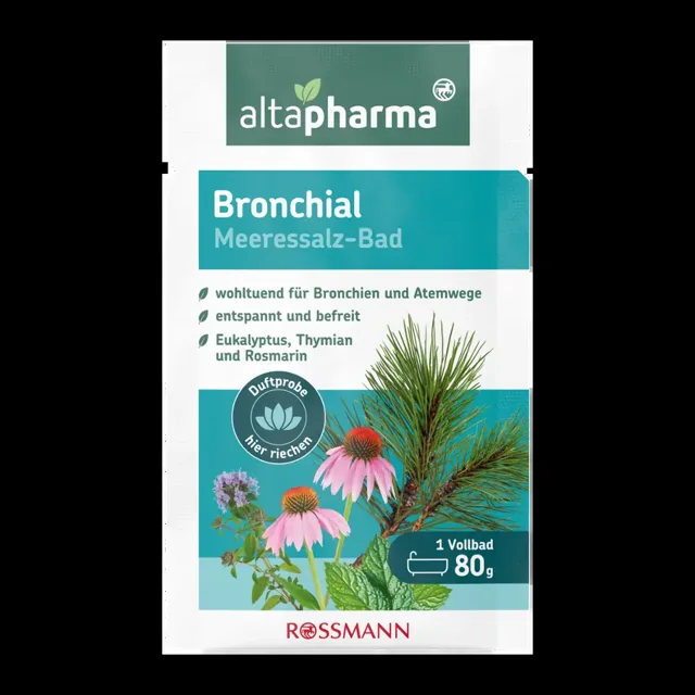altapharma Mořská sůl do koupele na průdušky 80 g