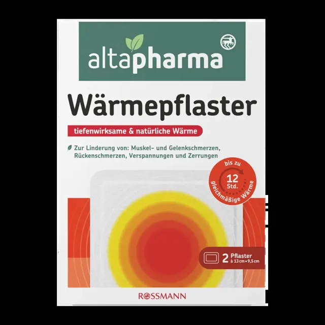 altapharma Náplasti hřejivé 13 cm x 9,5 cm 2 ks