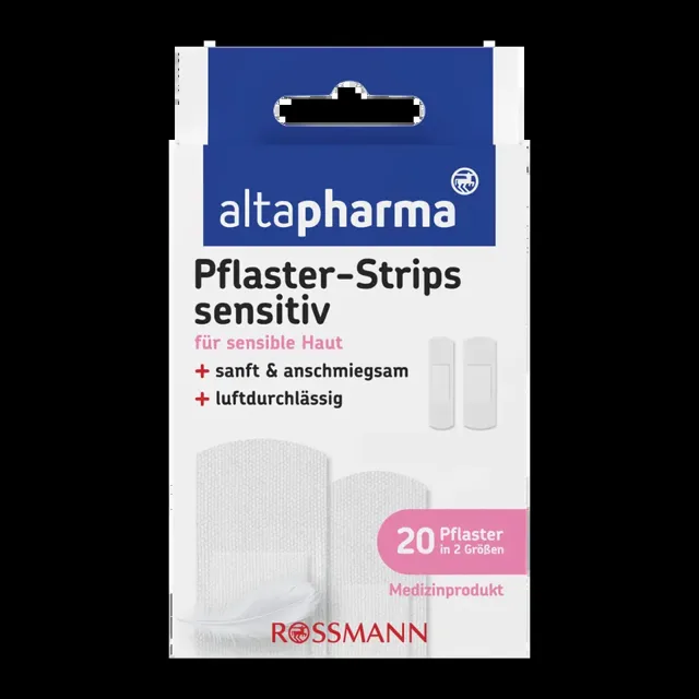 altapharma Náplasti Sensitive 2 velikosti 20 ks