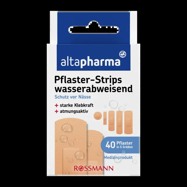 altapharma Náplasti voděodolné 5 velikostí 40 ks