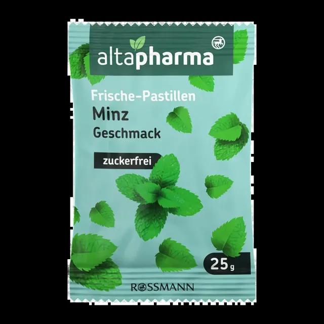 altapharma Pastilky s příchutí máty 25 g