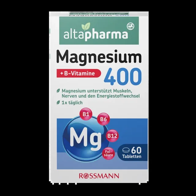 altapharma Tablety s hořčíkem a komplexem vitamínů B, doplněk stravy 60 ks