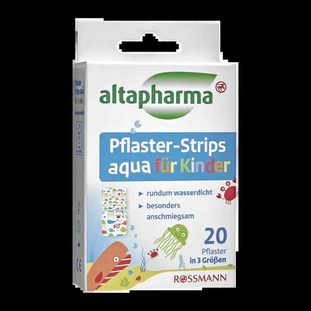 altapharma Voděodolné náplasti pro děti 3 velikosti 20 ks