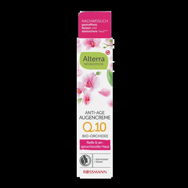 Alterra Naturkosmetik Anti-age oční krém orchidej 15 ml