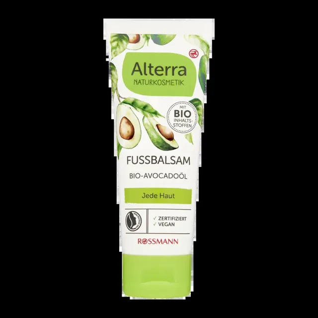 Alterra Naturkosmetik Balzám na nohy Avokádo a citron 75 ml
