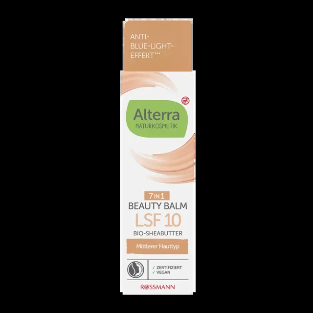 Alterra Naturkosmetik BB krém medium 6v1 SPF 10 50 ml