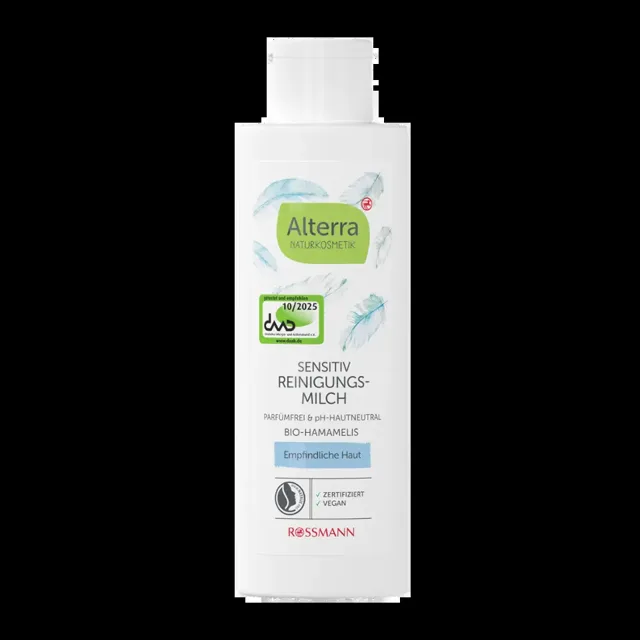 Alterra Naturkosmetik Čisticí pleťové mléko Sensitive 200 ml