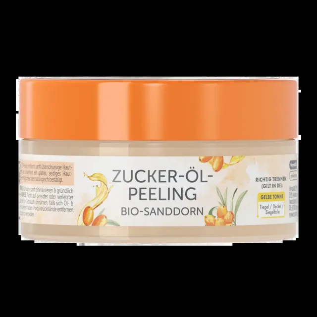 Alterra Naturkosmetik Cukrovo-olejový peeling s rakytníkem 230 ml