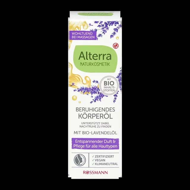 Alterra Naturkosmetik Levandulový tělový olej  100 ml