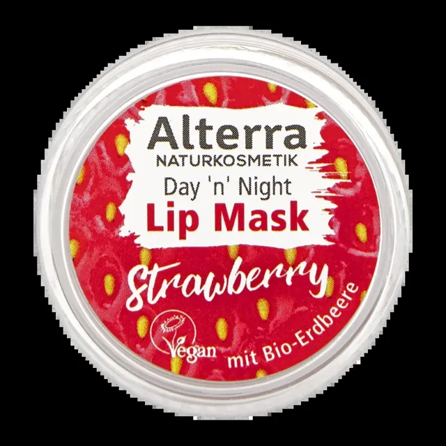 Alterra Naturkosmetik Maska na rty day'n' night 01 Strawberry