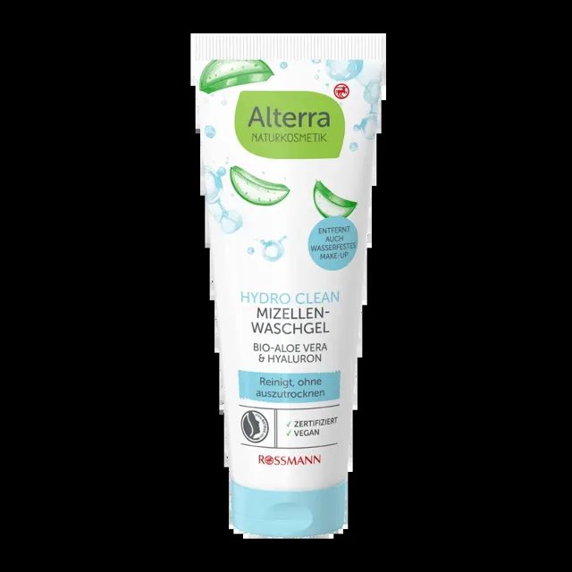 Alterra Naturkosmetik Micelární gel Hydro Clean Aloe Vera & Hyaluron 125 ml