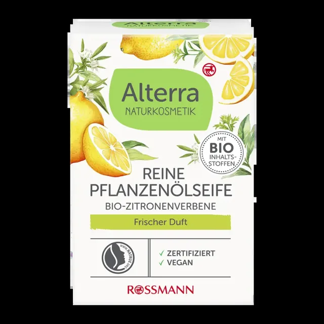 Alterra Naturkosmetik Mýdlo z rostlinných olejů Citron 100 g