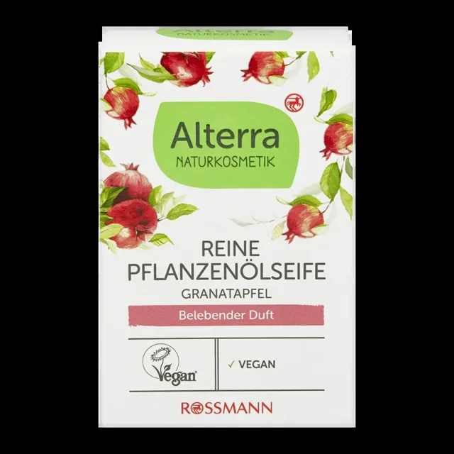Alterra Naturkosmetik Mýdlo z rostlinných olejů Granátové jablko 100 g