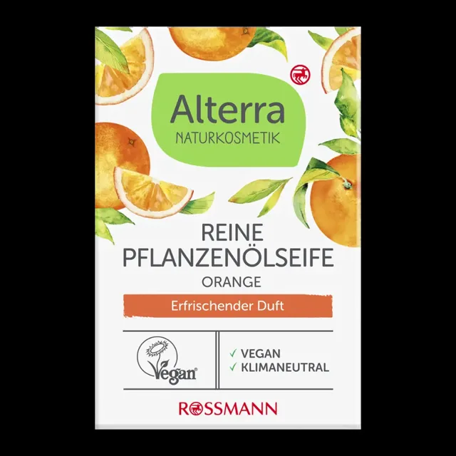 Alterra Naturkosmetik Mýdlo z rostlinných olejů Pomeranč 100 g