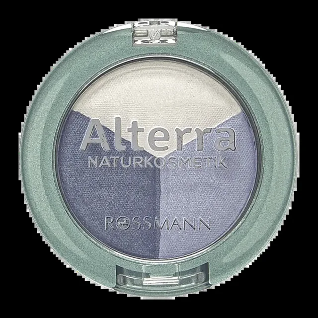 Alterra Naturkosmetik Oční stíny Trio 04 Blue Water