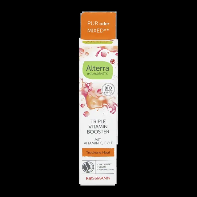 Alterra Naturkosmetik Pleťové sérum Triple Vitamin Booster 15 ml