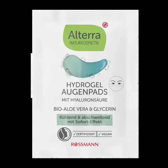 Alterra Naturkosmetik Polštářky pod oči Aloe vera & glycerin