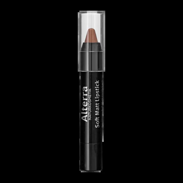 Alterra Naturkosmetik Rtěnka Soft Matt 01 Terra Matt