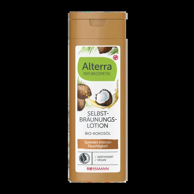 Alterra Naturkosmetik Samoopalovací mléko s BIO kokosovým olejem 200 ml