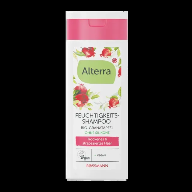 Alterra Naturkosmetik Šampon na suché vlasy granátové jablko 200 ml