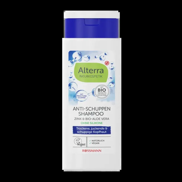 Alterra Naturkosmetik Šampon proti lupům Zinek a aloe vera 200 ml