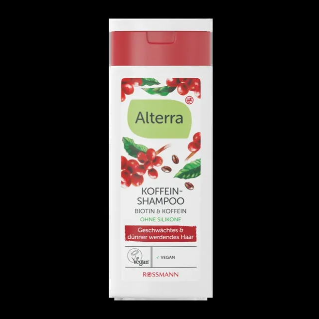 Alterra Naturkosmetik Šampon s kofeinem a biotinem 200 ml