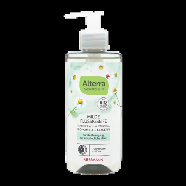 Alterra Naturkosmetik Tekuté mýdlo na ruce s heřmánkem BIO 300 ml