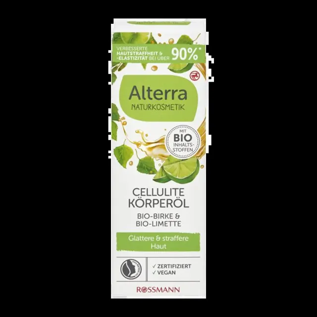 Alterra Naturkosmetik Tělový olej proti celulitidě Bříza a limeta 100 ml