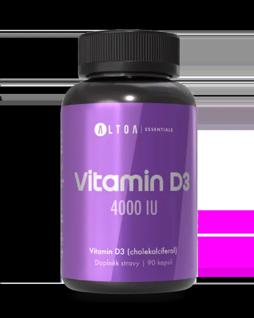 Altoa Essentials Vitamin D3 4000 IU 90 kapslí