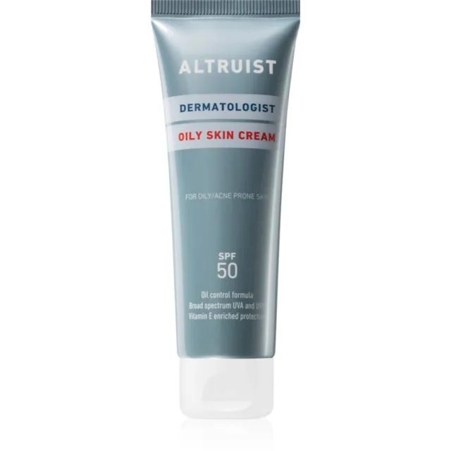 Altruist Oily Skin Cream opalovací krém pro mastnou pleť SPF 50 50 ml