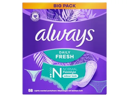 Always Dailies Flexistyle Normal intimky 58 ks