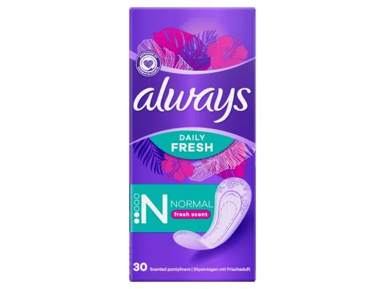 Always Daily Fresh Normal Intimky se svěží vůní 30 ks