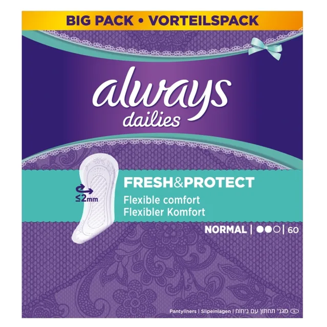 ALWAYS Fresh&Protect Normal Intimní vložky 60 ks