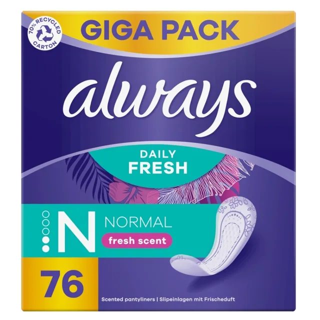 ALWAYS Intimky Normal Fresh Scent 76 kusů