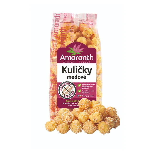 AMARANTH Kuličky medové 100 g