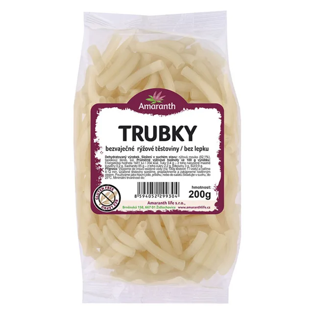 AMARANTH Trubky rýžové 200 g