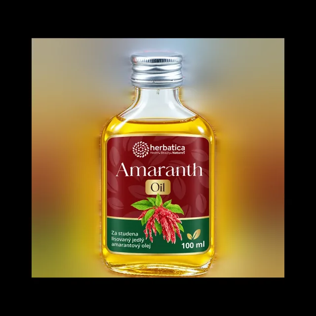 Amarantový olej lisovaný za studena - Herbatica Objem: 100 ml