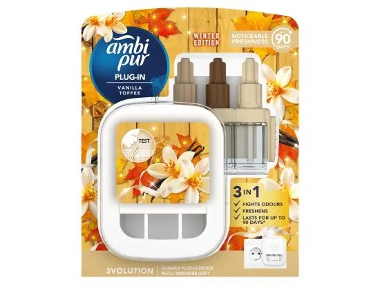 Ambi Pur 3Volution osvěžovač vzduchu s chytrým programováním, startovací sada Vanilla Cookie 20 ml