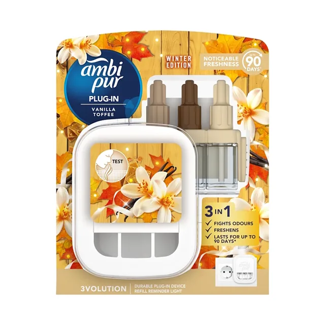 AMBI PUR 3Volution Osvěžovač vzduchu startovací sada Spice Toffee 20 ml