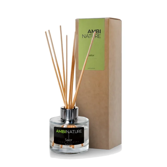 Ambinature Tyčinkový difuzér SAILOR MIKADO 100 ml Přírodní