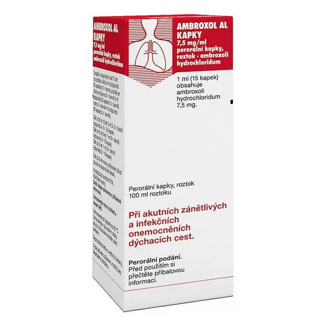 AMBROXOL AL Kapky 750 mg 100 ml