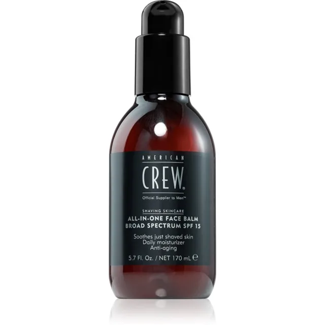 American Crew Shave & Beard ALL-IN-ONE Face Balm Broad Spectrum SPF 15 balzám po holení SPF 15 170 ml