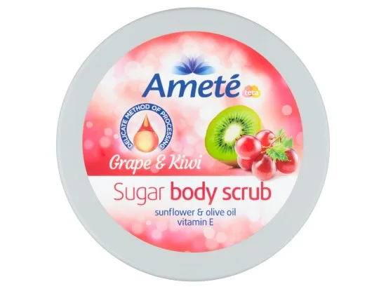 Ameté cukrový tělový scrub Grape & Kiwi 250 g