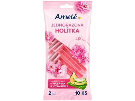 Ameté dámská jednorázová holítka 2 břity 10 ks